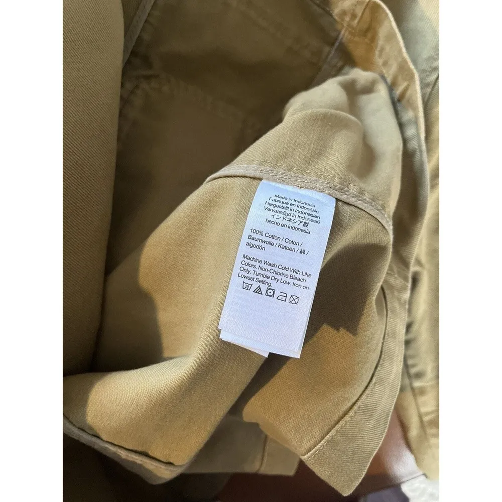 NWT Madewell Crossover Blazer In Regenerative Chino Dark Khaki Women’s Size XS - Image 8