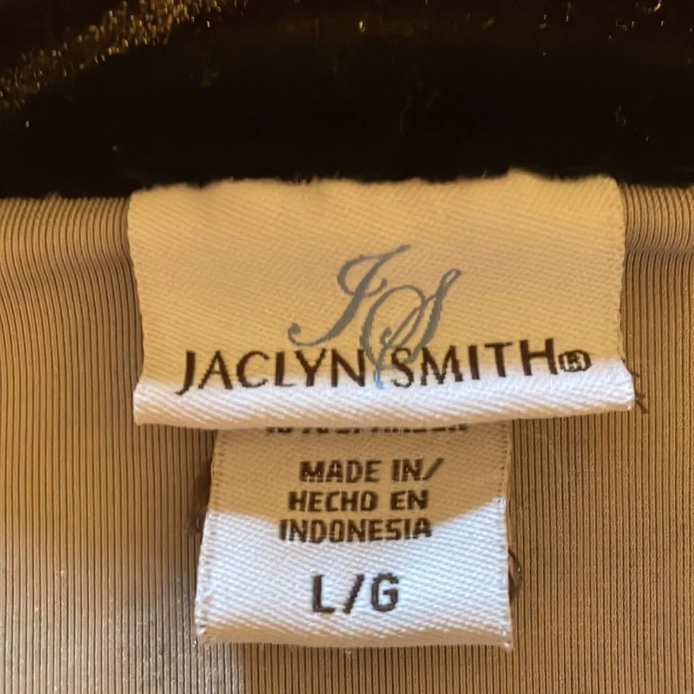 Vintage Jacqueline Smith zip up Valore jacket Black - Image 4