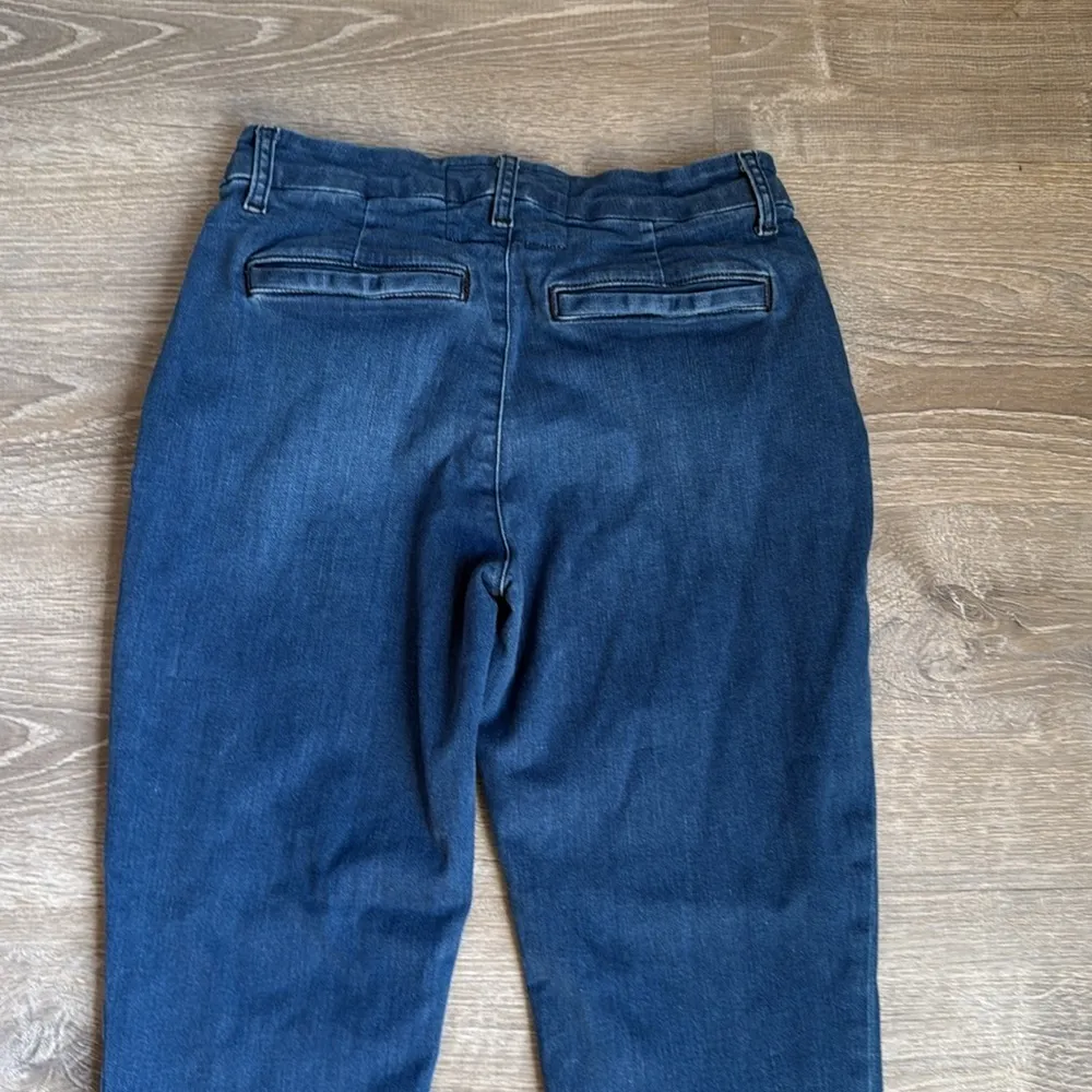 FRANK & EILEEN Wicklow Italian Jeans Raw Hem 1977 Blue Denim Wash 2 - Image 11