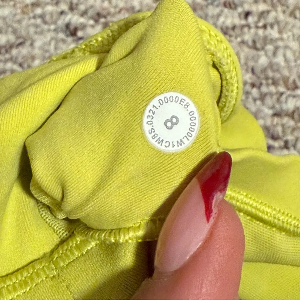 Lululemon Align Tank Top Yellow Serpentine- Size 8 - Image 3