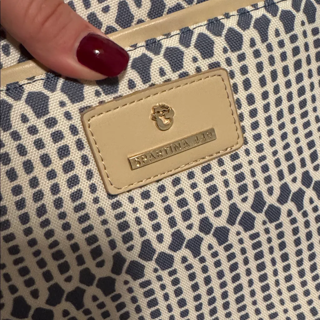 Spartina 449  Navy and Cream Tote - Image 2