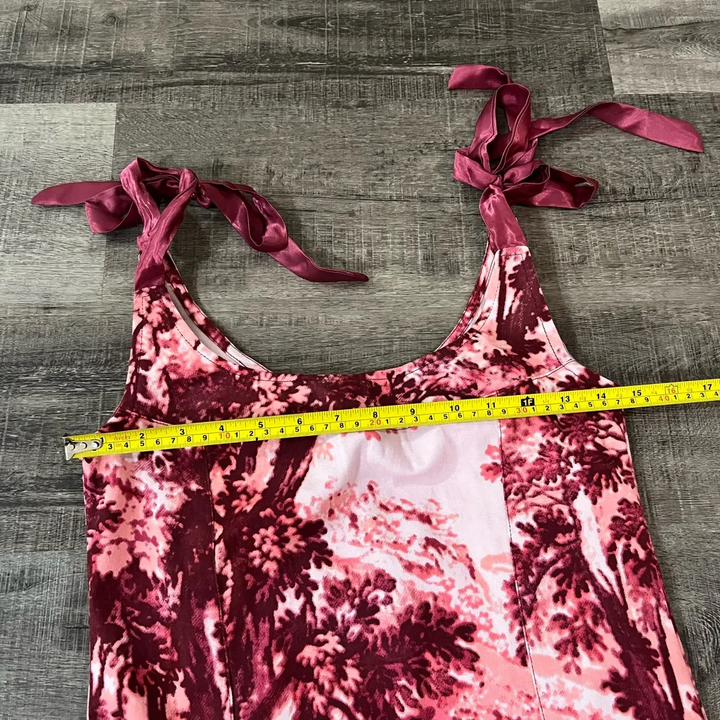 MOTEL ROCKS by Urban Outfitters Jajken Corset Dress in Pink Tapestry - Image 8