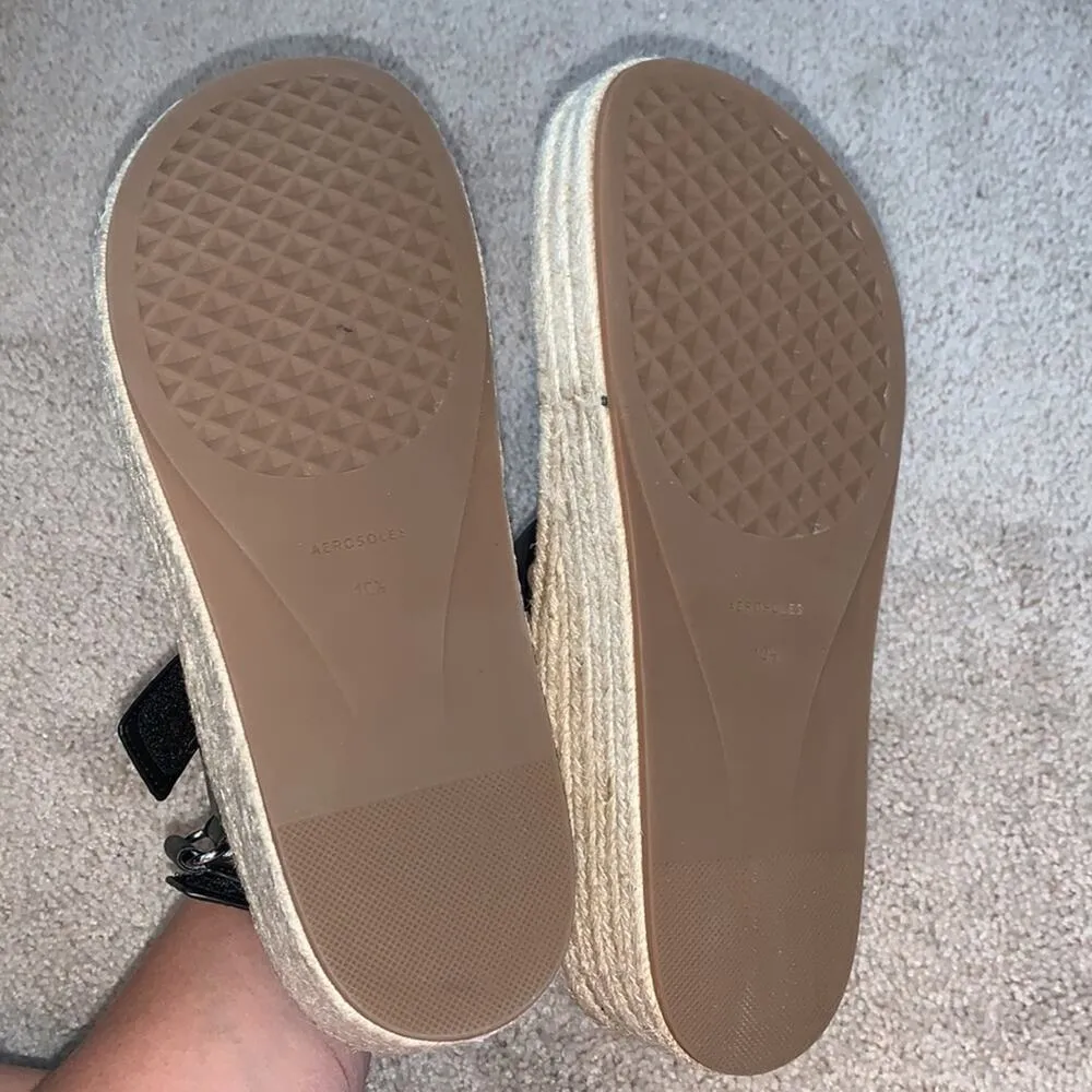 Aerosoles Dave Espadrille Platform Wedge Sandal Sz 10.5 M - NWT - Image 7