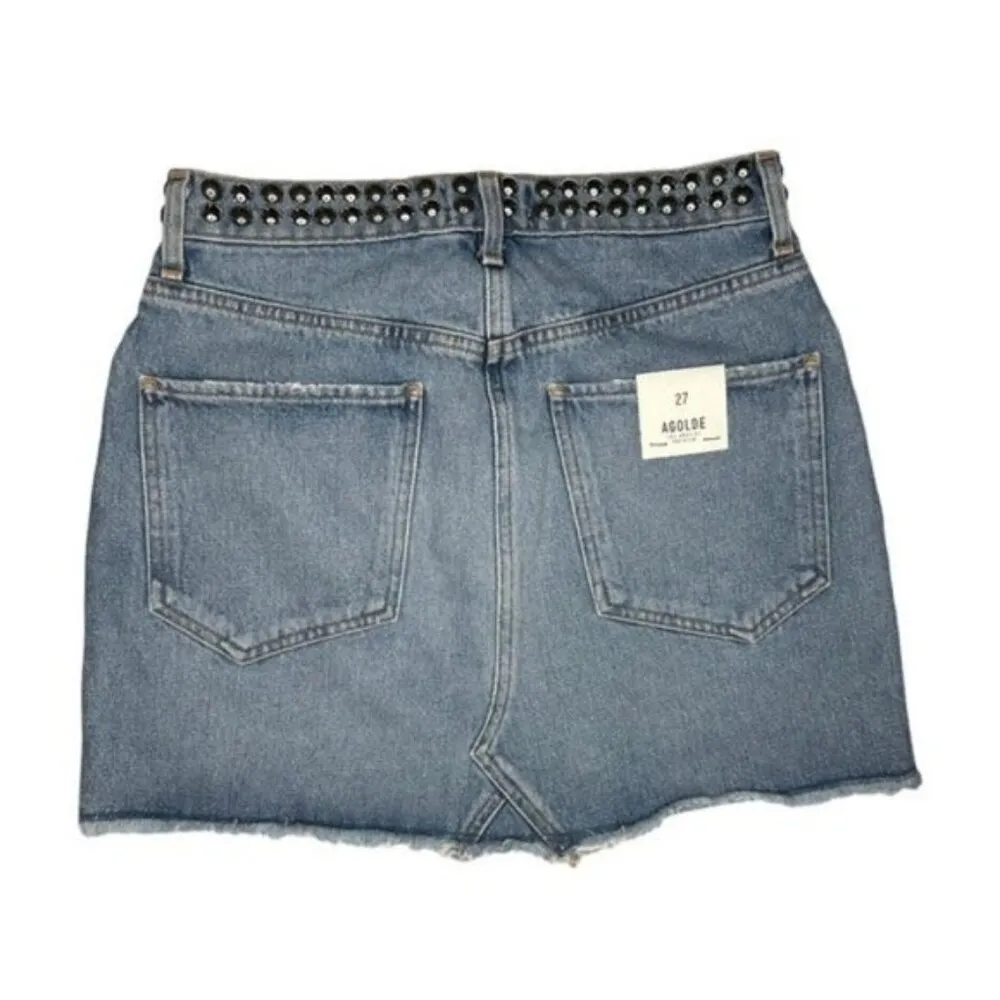 Agolde Denim Mini Skirt Size 27 - Image 9