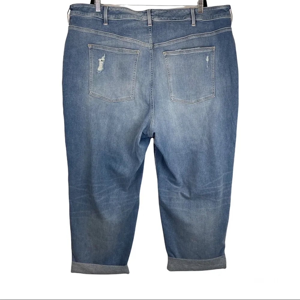 Lane Bryant High Rise Girlfriend Straight Jeans Flex Magic Waistband Stretch - Image 3