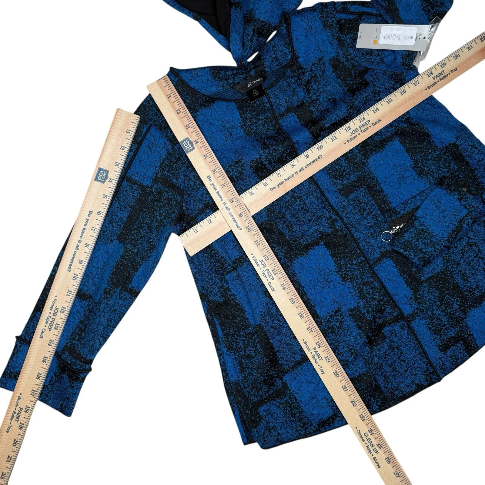 NWT ALI MILES Tunic Top with Infinity Scarf Petite Small Artsy Lagenlook Size undefined - Image 8