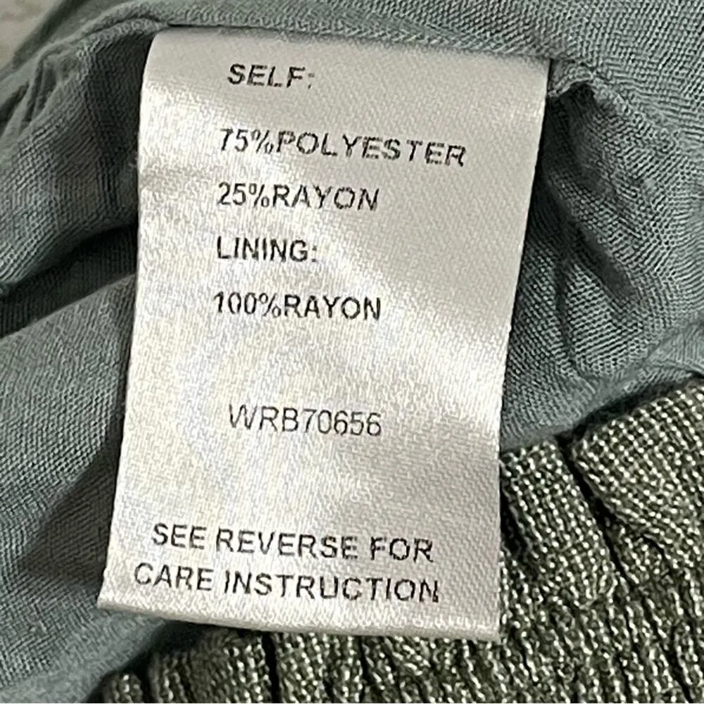 LOST + WANDER Light Olive Green Strapless Romper Size XS NWOT - Image 10