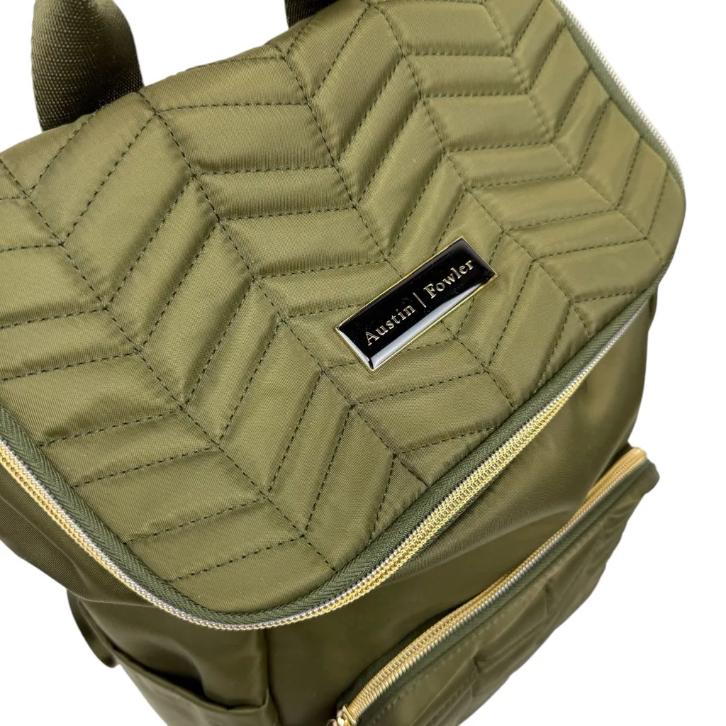 Austin Fowler Brielle‎ Mini Backpack / Diaper Bag Olive Green - Image 7