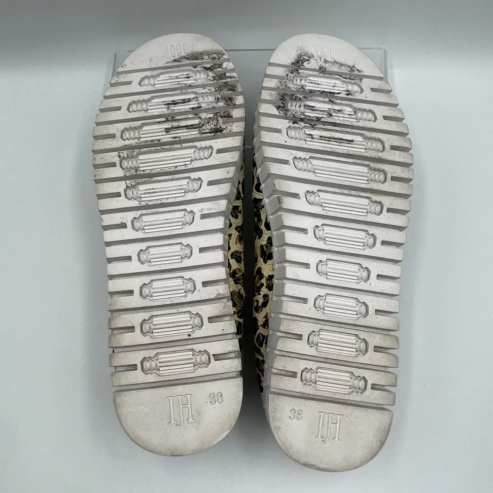 Ilse Jacobsen Leopard Slip On Shoes Yellow Size 7.5 - Image 6