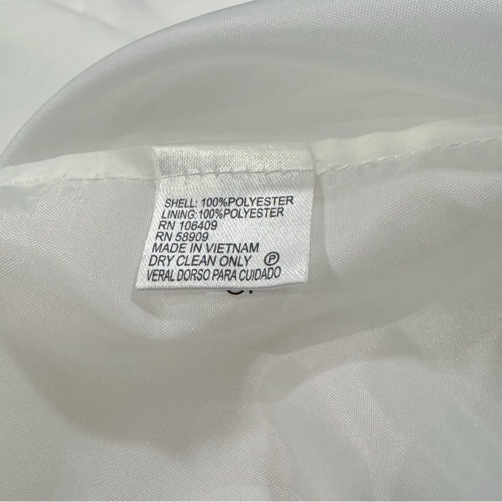 Preston & York Ivory Lace Sleeve Dress Size 18 - Image 6