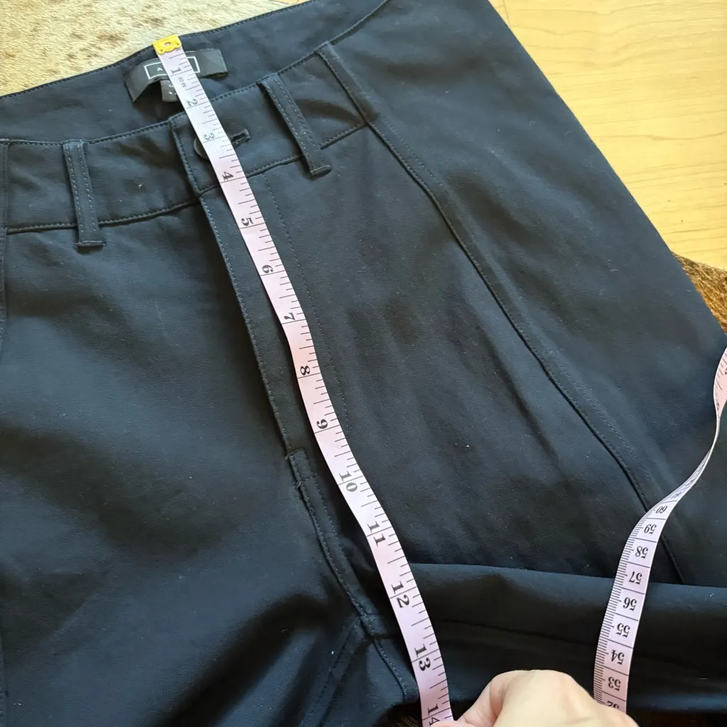 AYR The Sizzle Tonal Stretch Seamed Front Split‎ Ankle Pants Size 4 - Image 10