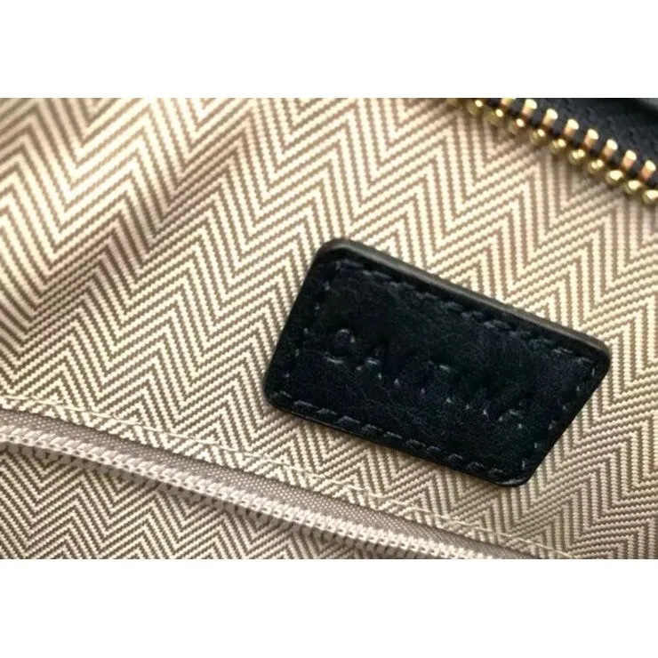 Caitina Vegan Leather Hobo‎ Trendy Crossbody Shoulder Bag w/ adjustable straps - Image 6