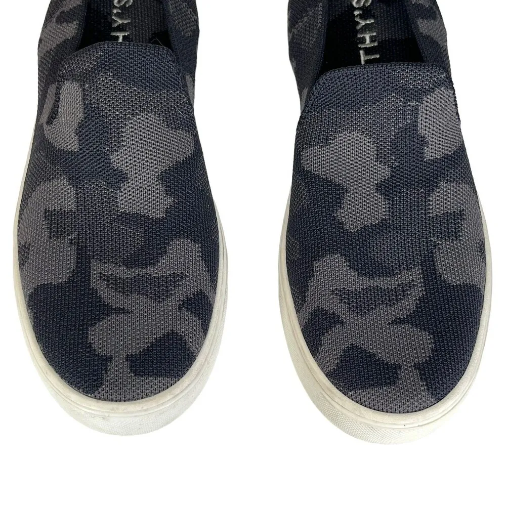 Rothy's Original The Sneaker in Gray Camo Slip On Flats Shoes Womens Size 6.5 - Image 3