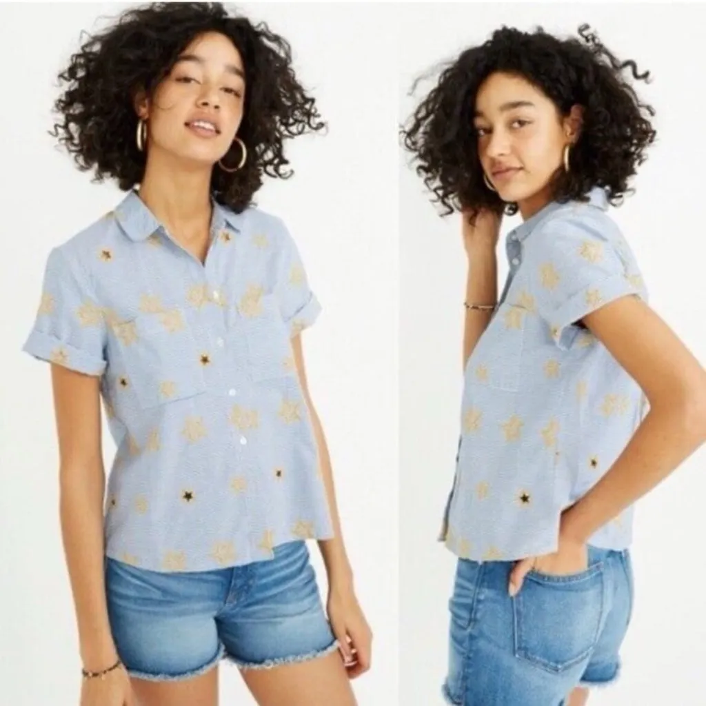 Madewell  Star Embroidered Top - Image 3
