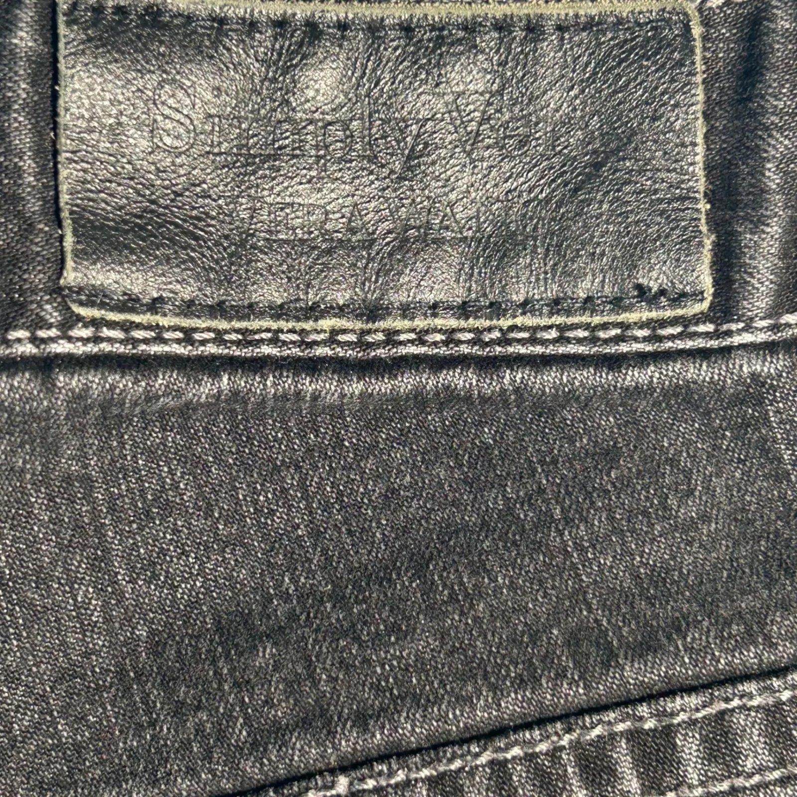 Simply Vera Vera Wang Womens Black Denim Jeans Size 12 Straight Leg - Image 8