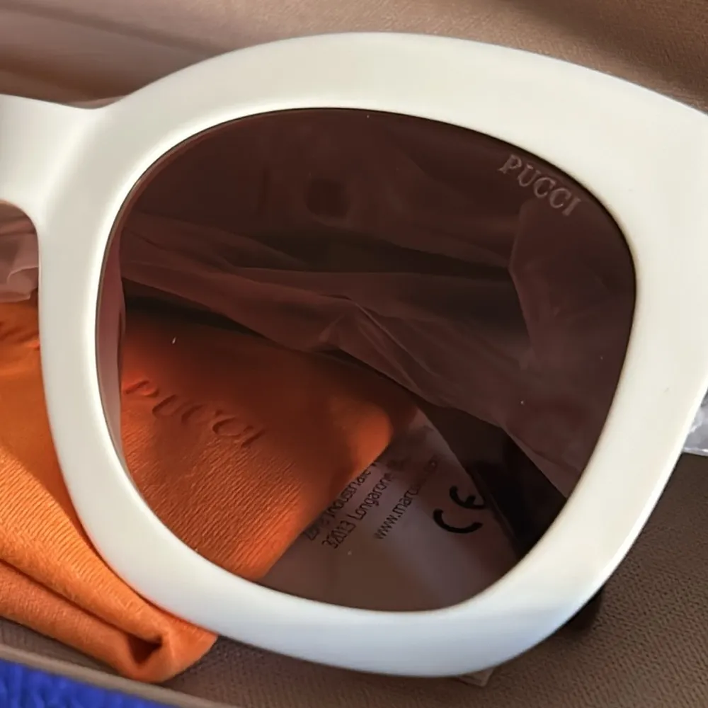 New Chic Emilio Pucci Italian Designer Oversized Cat-Eye Sunglasses - Image 5