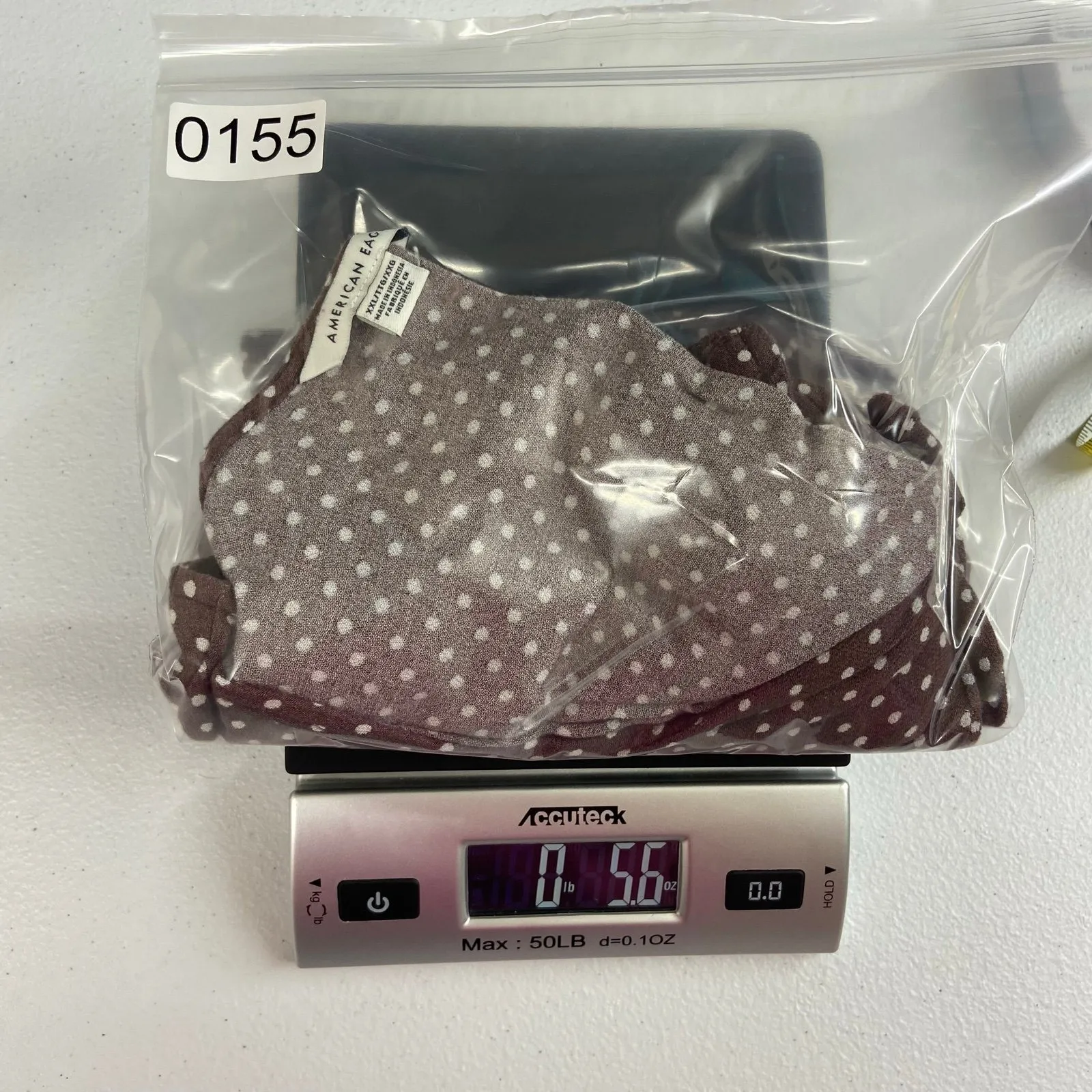 American Eagle women's brown spotted‎ tie v-neck cap sleeve casual cropped shirt - Image 7