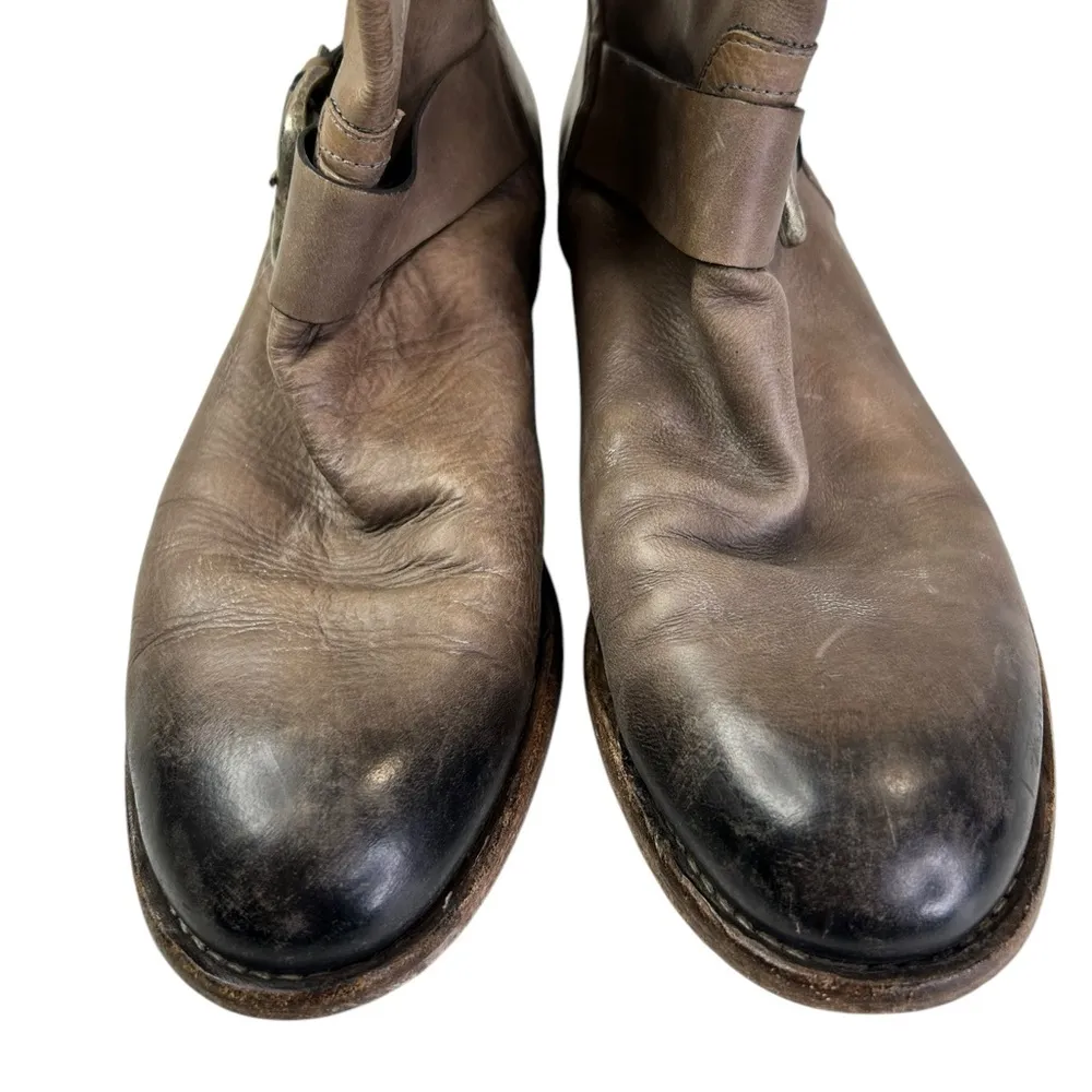 alberto fermani made in Italy leather boots size 39.5/9 limited edition ankle Brown - Image 4