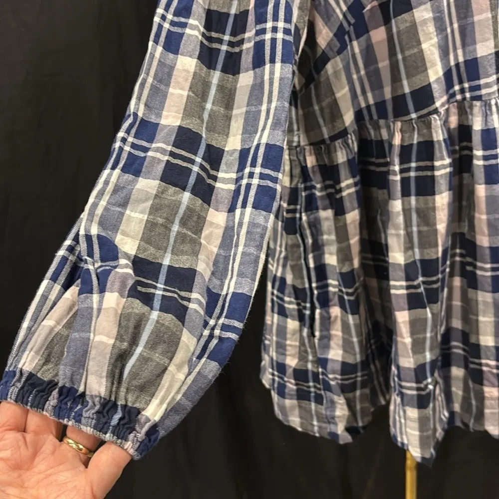 Lane Bryant long sleeve plaid shirt size 18/20 - Image 3