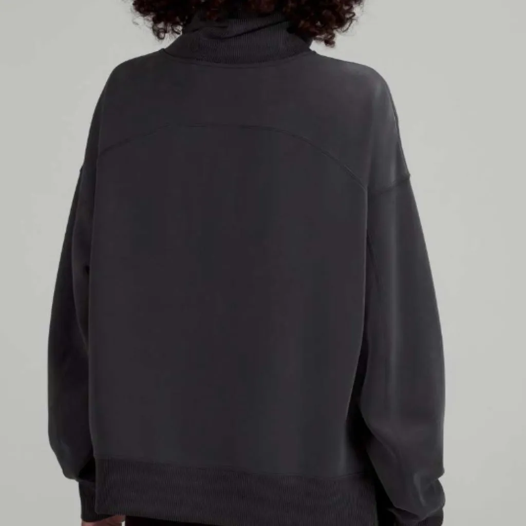 97. Lululemon Softstreme Turtleneck Pullover Black - Image 2