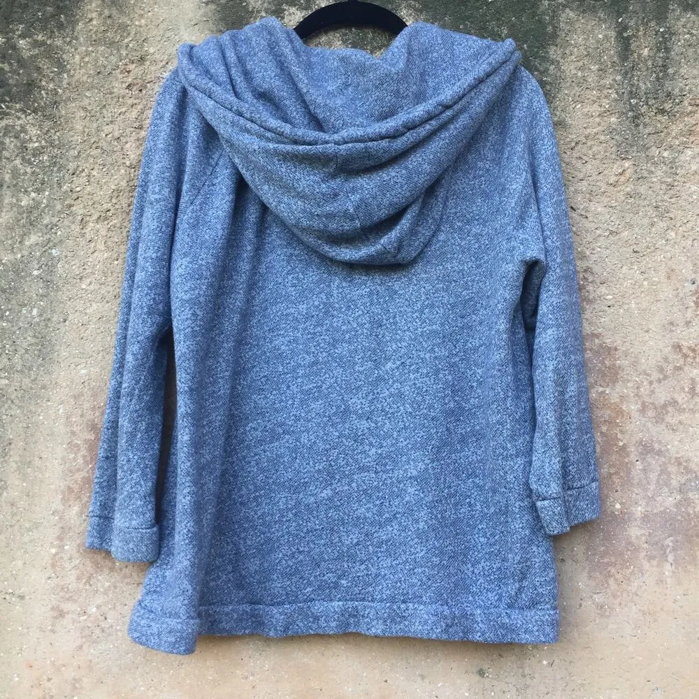 Vivienne Tam Heather Grey Crop Full Zip Hoodie L - Image 7