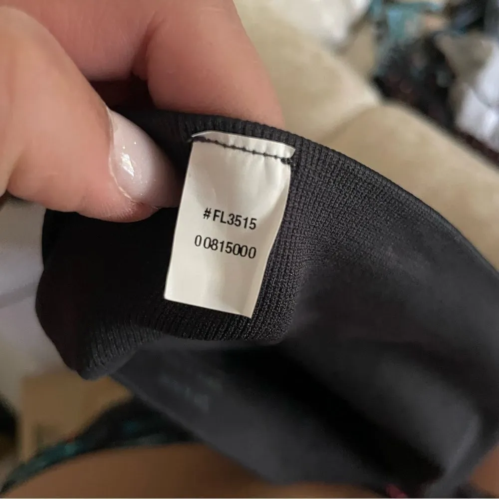 SPANX Look At Me Now Seamless Legging Black Camo Size Small - Image 6