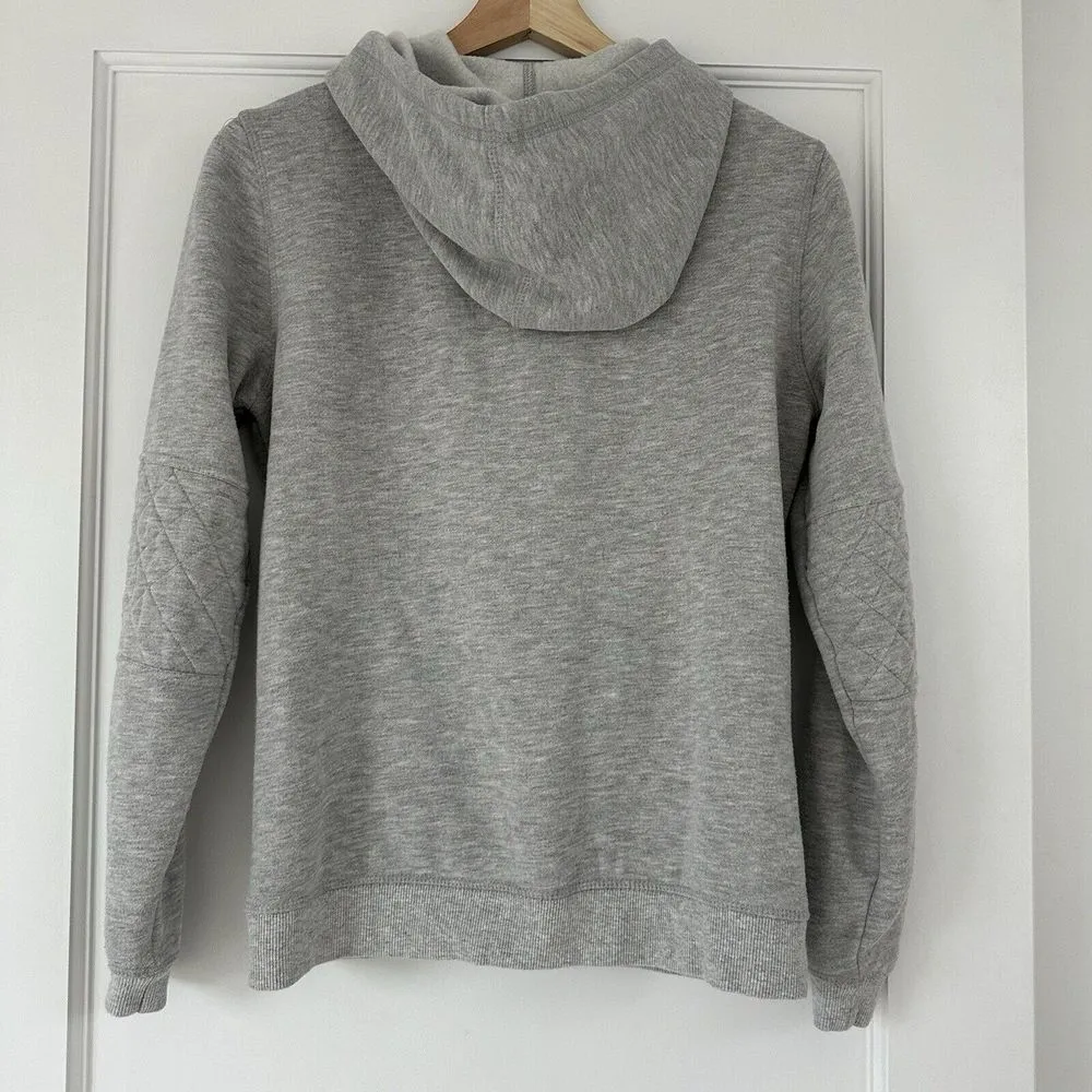 Marine Layer Cates Cowl Neck Hoodie in Gray Womens Size XS‎ Sweatshirt Heather - Image 10