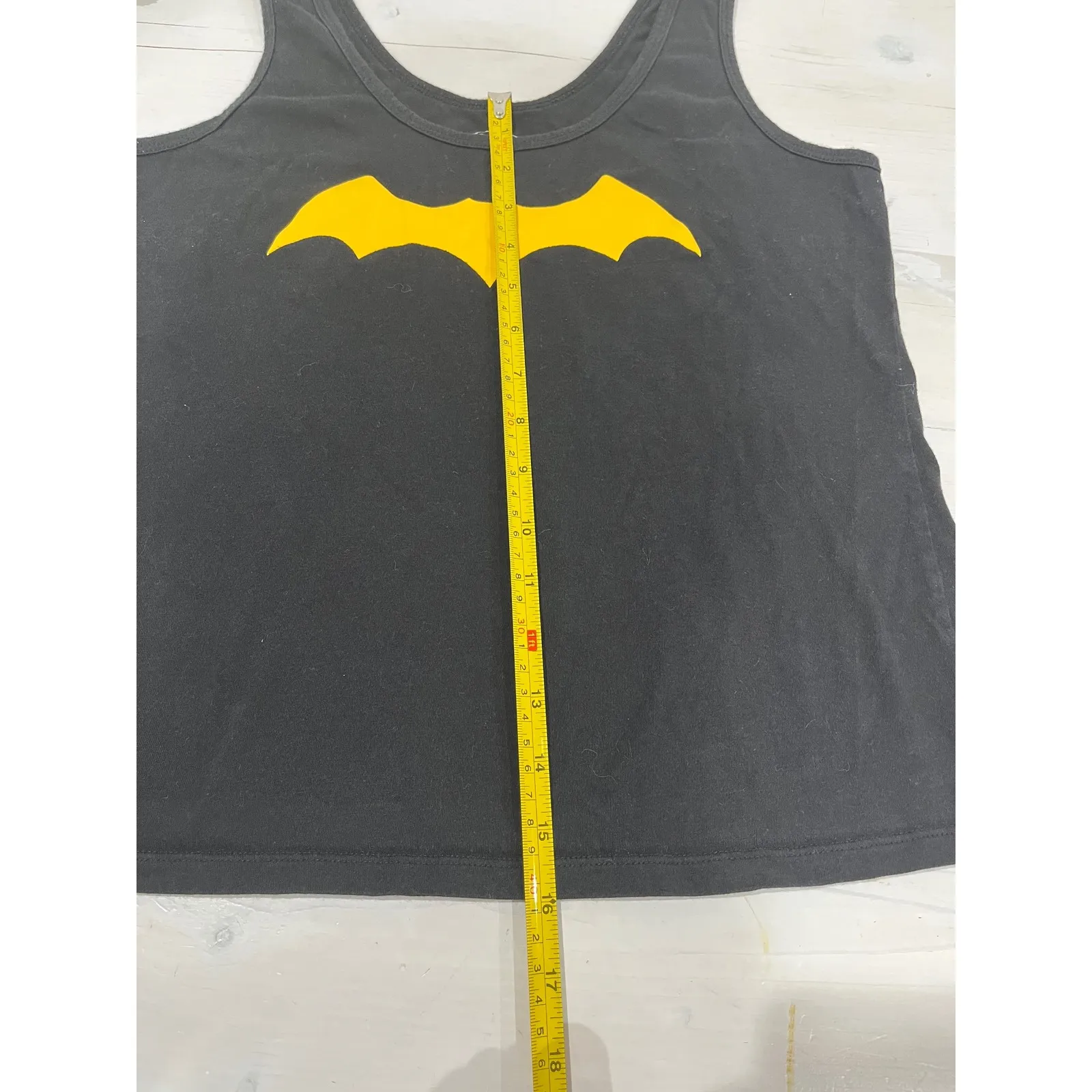 Underroos Batman Tank Top Sleeveless Graphic Tee DC Comics Black Medium‎ - Image 3