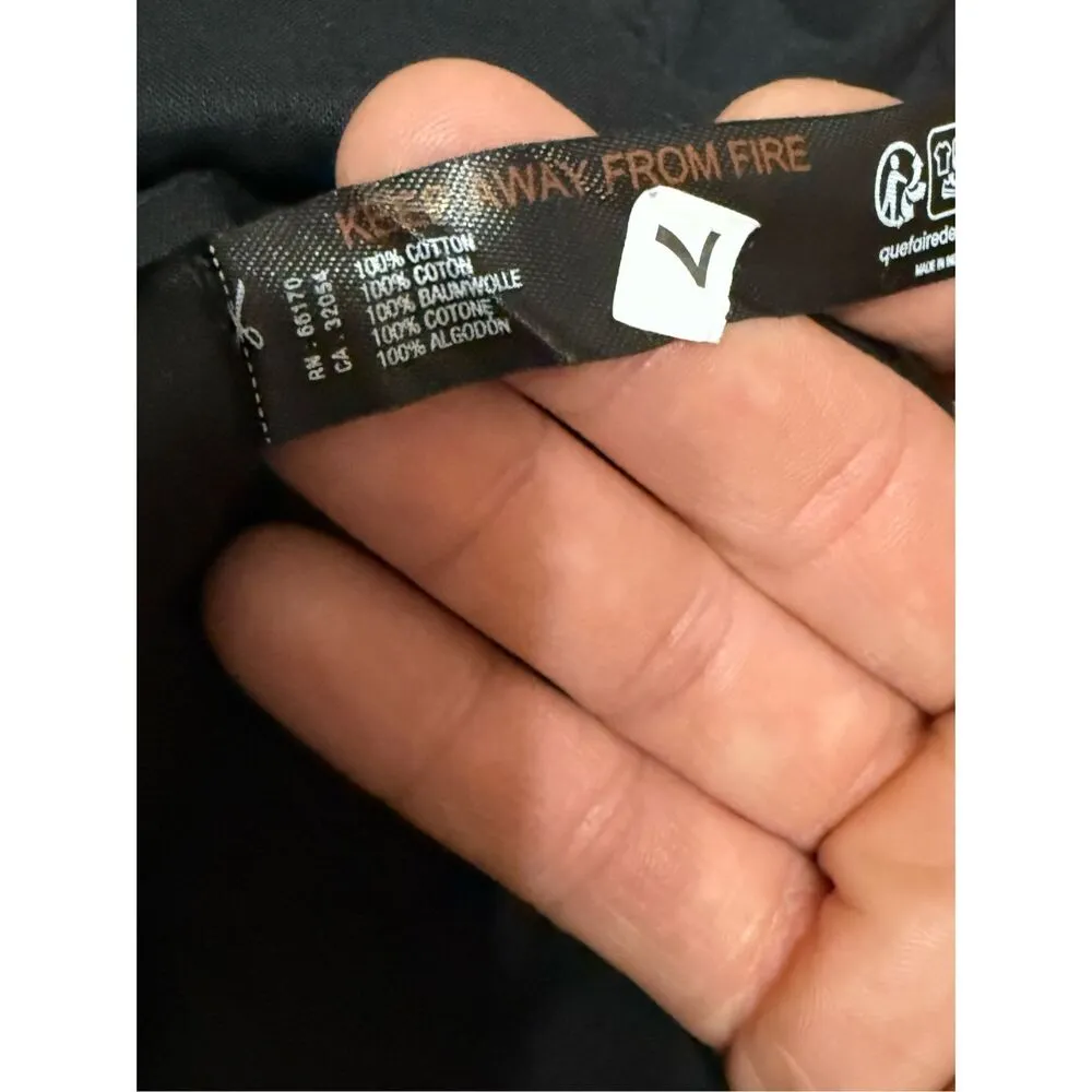 By Anthropologie The Hartley Shift Mini Dress in Black Tassels Boho Style Sz S - Image 8