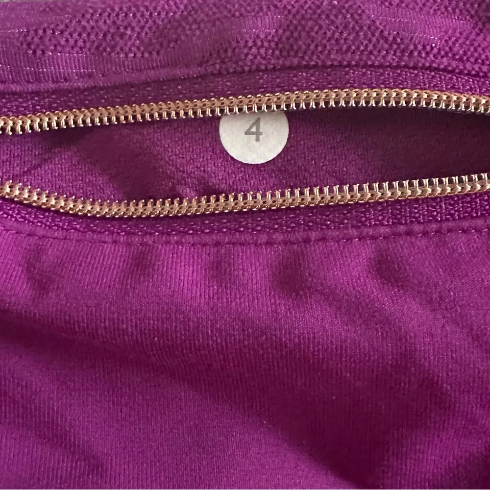 Lululemon Purple Crop Camo Leggings - Image 4