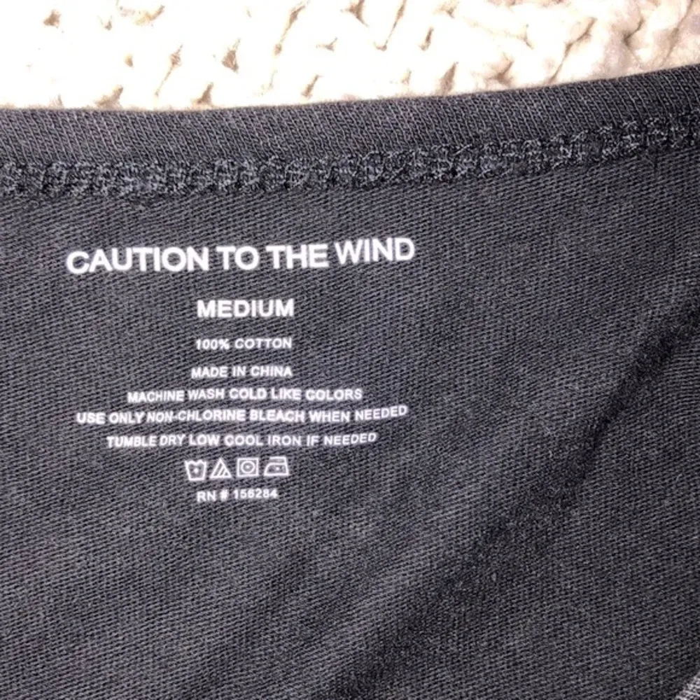 Caution to the wind graphic T-shirt the cactus club you can’t touch this medium - Image 4