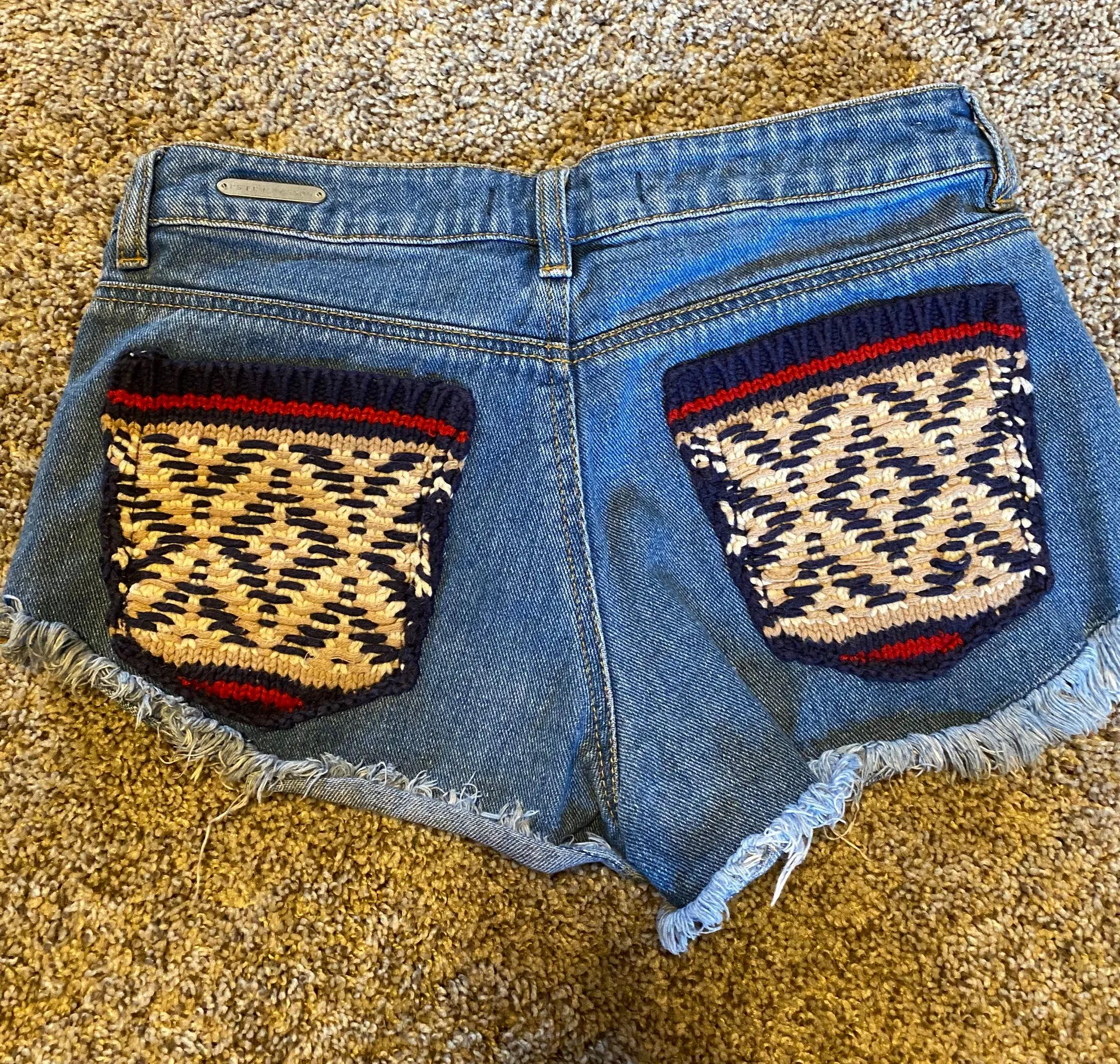 P.S Erin Wasson Jean Short Blue Size 26 - Image 2