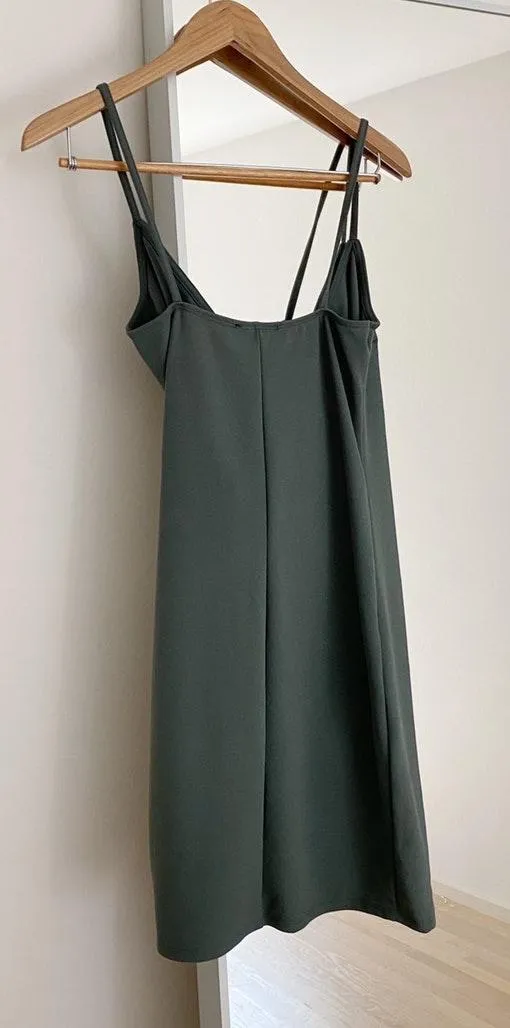 Mind Code Women’s Olive Side Tie Dress S - Image 6