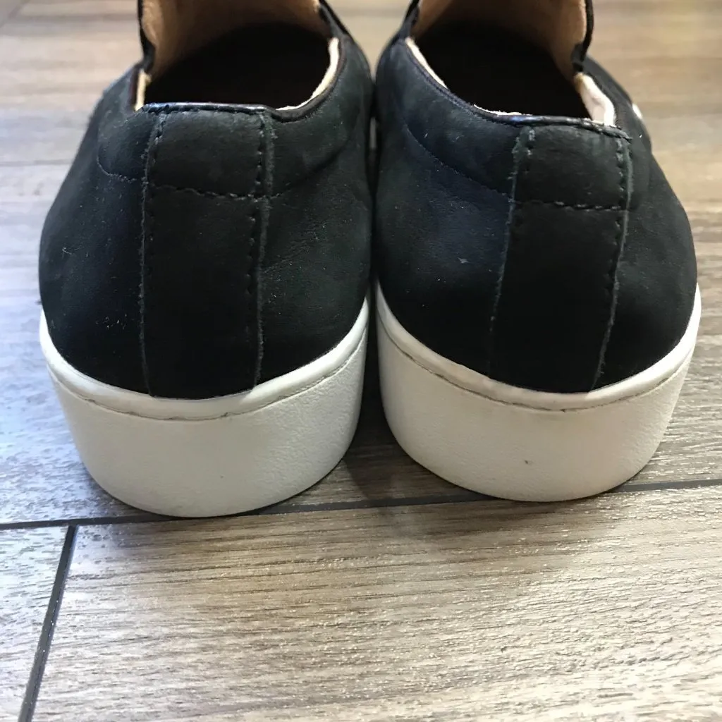 Vionic MIDI Sneaker Women's 6 EU 37 Black Nubuck Leather Comfort Slip On Shoes - Image 7