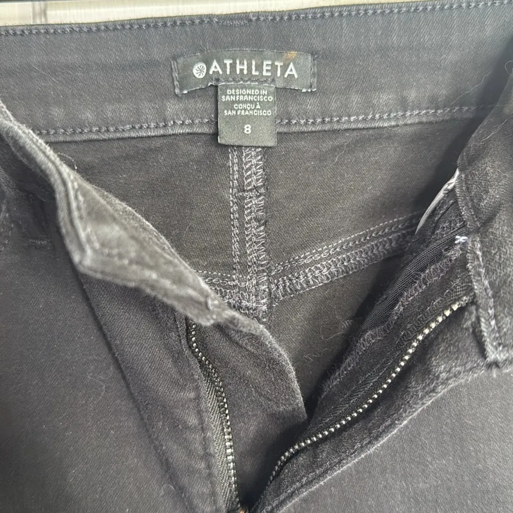 Athleta Black Flex Ultra Sculpt Flattering Skinny Jean W1429 Sz 8 - Image 9