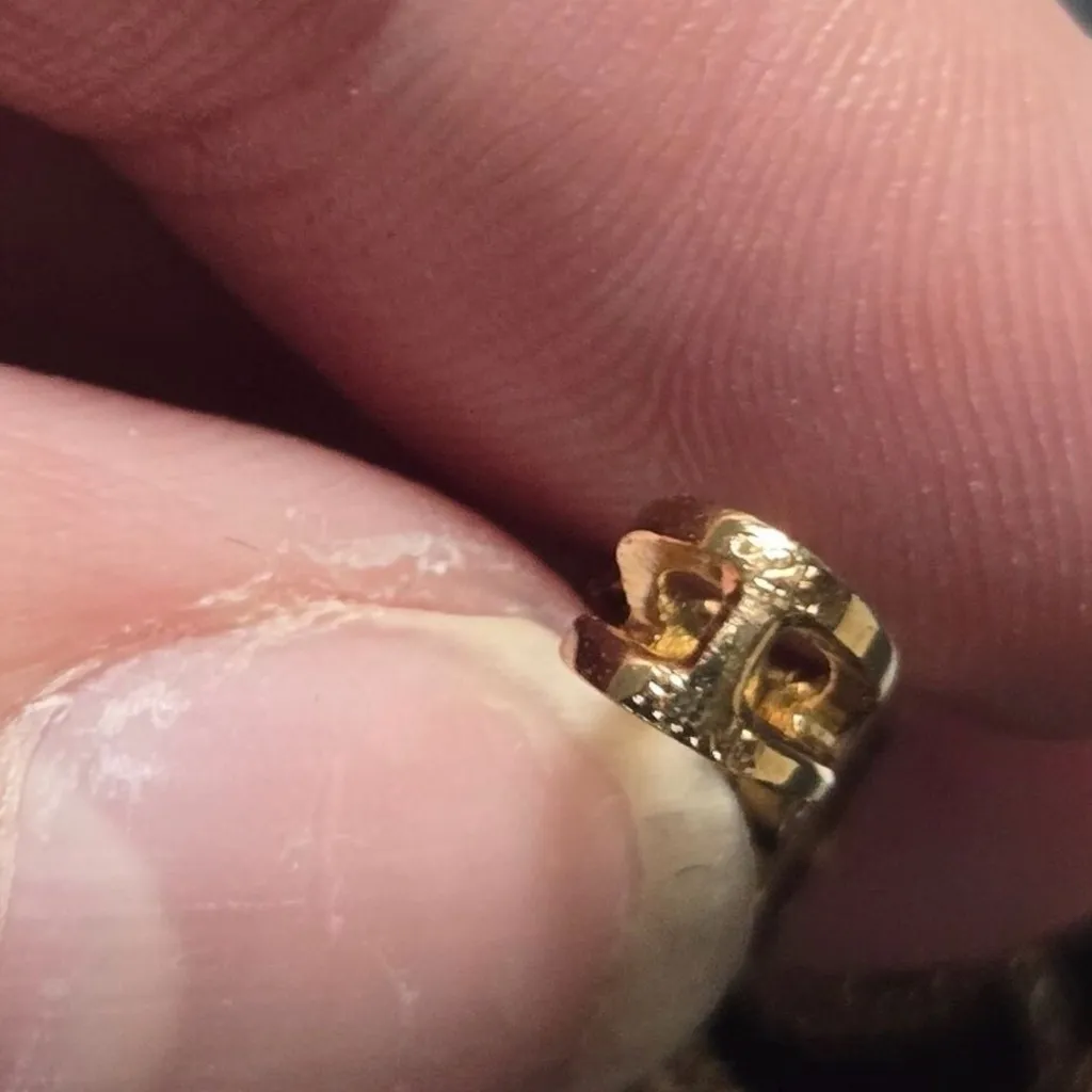 Elegant 925 Gold and ruby Pendant Necklace - Image 8