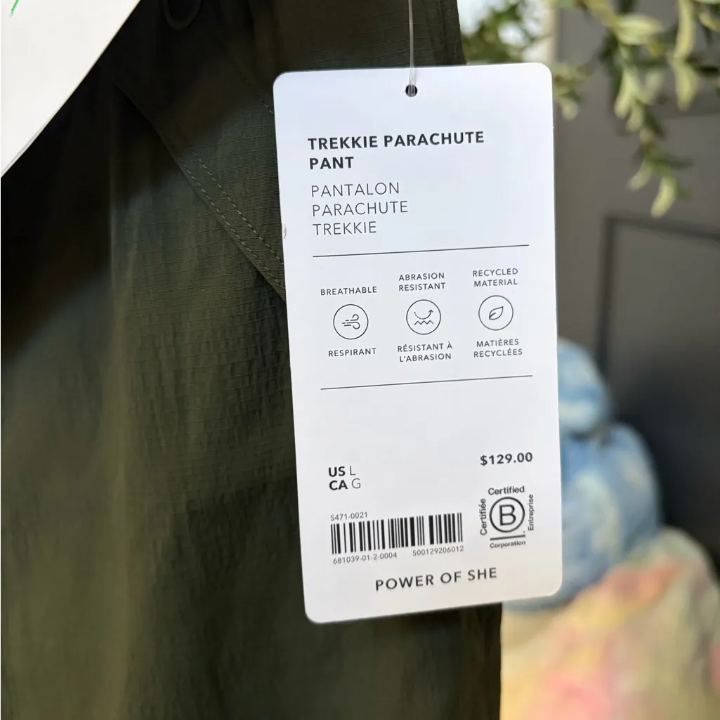 Athleta parachute pants Sz L nwt - Image 3