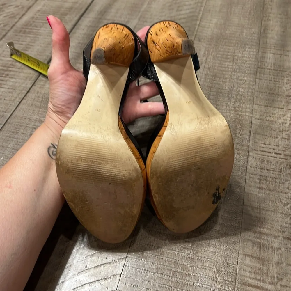 Marc Fisher patten and cork heeled sandals - Image 6