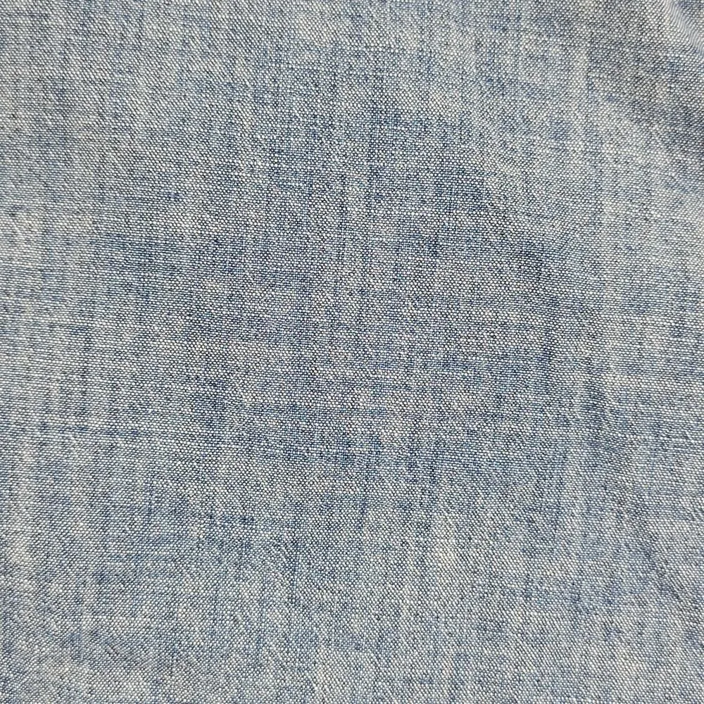 Lands End Womens Shorts 18P Blue Cotton Chambray Mid-rise Pockets Lightweight - Image 3