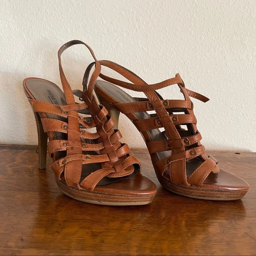 Preview‎ International Nordstrom Leather Heels - Image 3