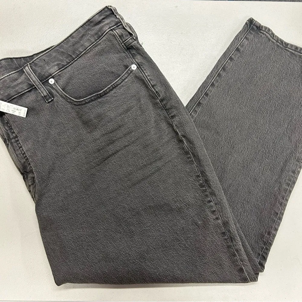 Madewell Perfect Vintage Jean Black Wash Mom Jeans Tapered Legs High Rise 24W - Image 2