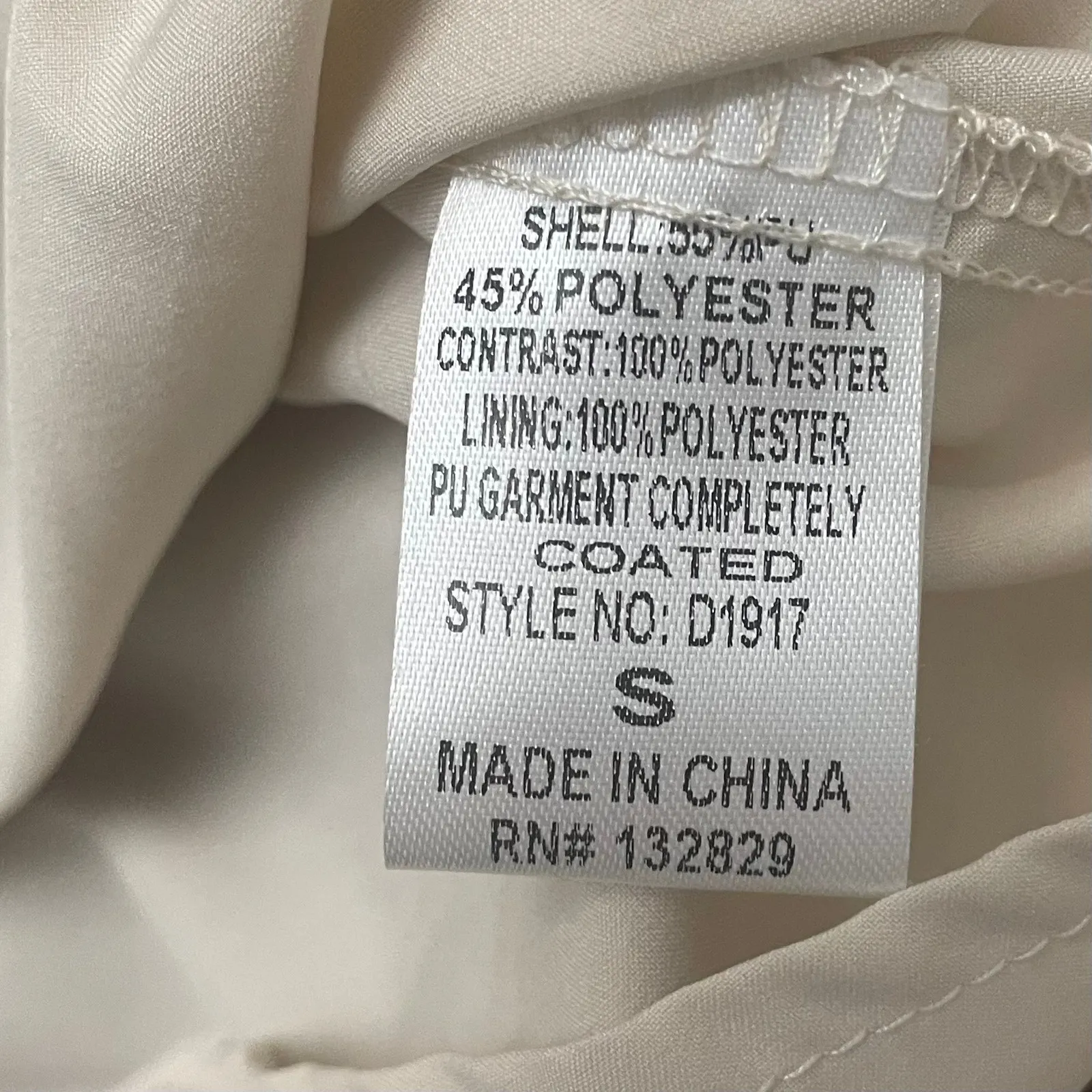 Miou Muse Cream Faux Leather Bow in back Strapless Short Dress NWT‎ Size S - Image 9