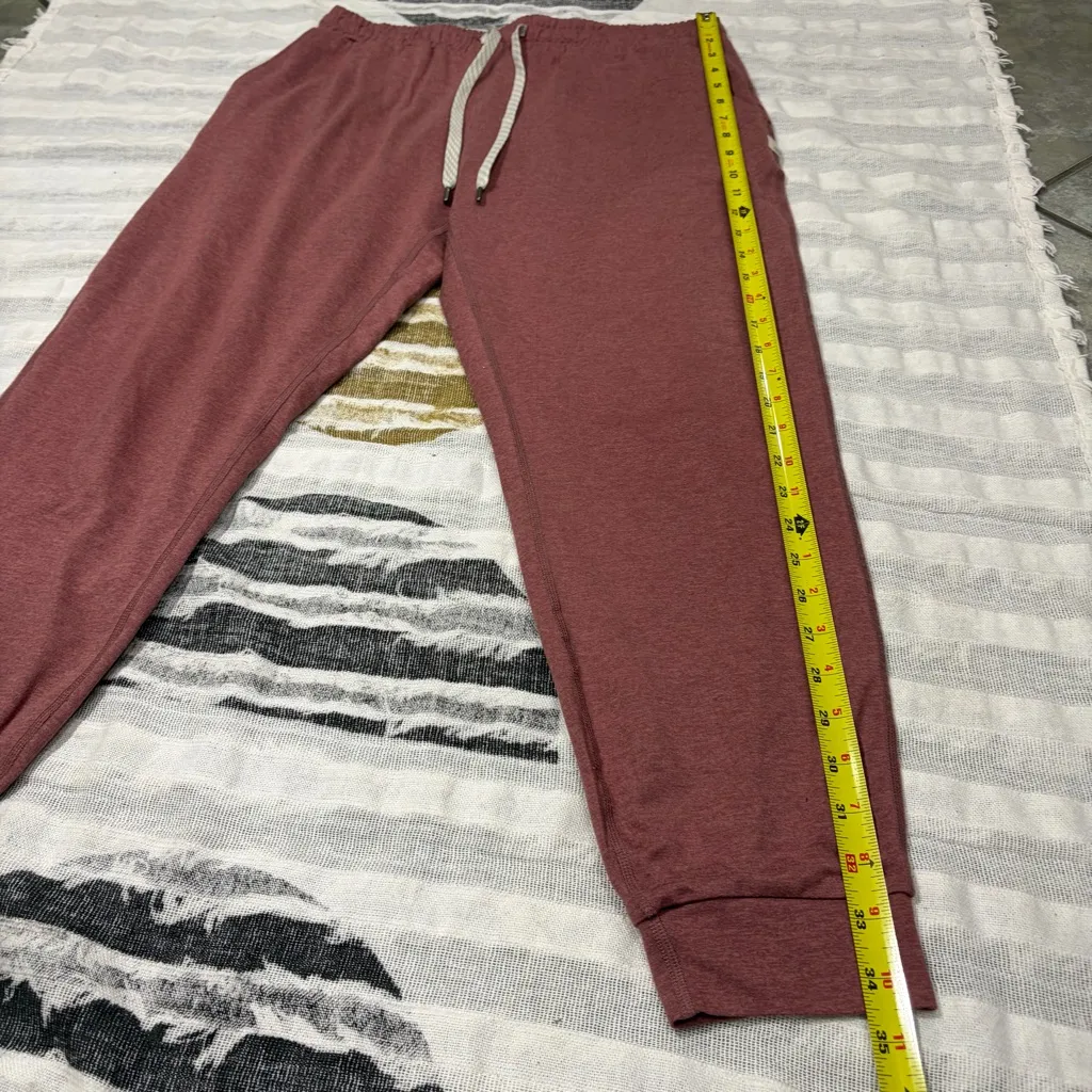 Vuori Women's Pink Performance Jogger DreamKnit Soft Sweatpants Athletic Medium - Image 7