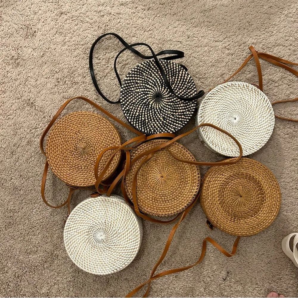 round rattan bag - Image 4