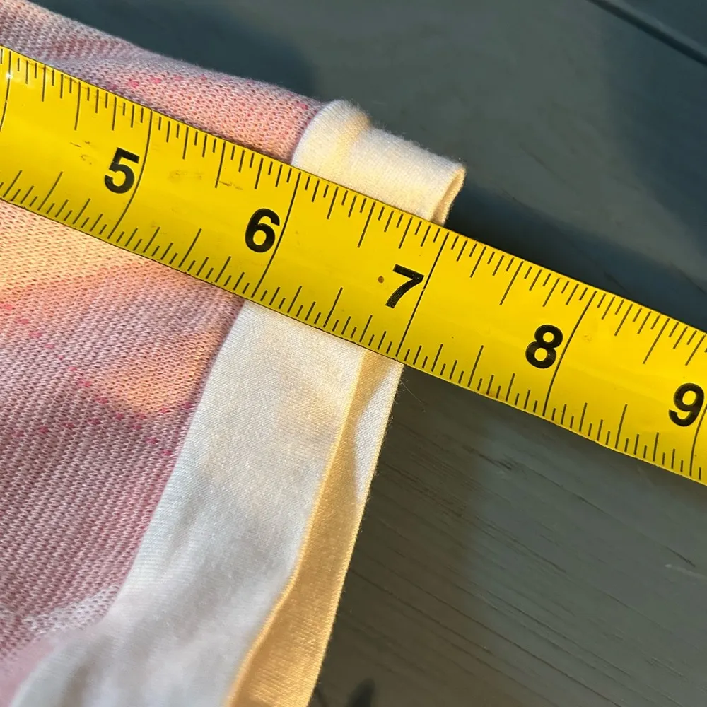 NWT Pink/White Argyle Sweater Polo Shirt | Size Large - Image 10