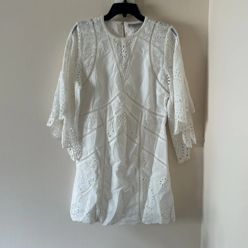 ALLSAINTS Luci Broderie Mini Dress, Size US 6, $299 - Image 12
