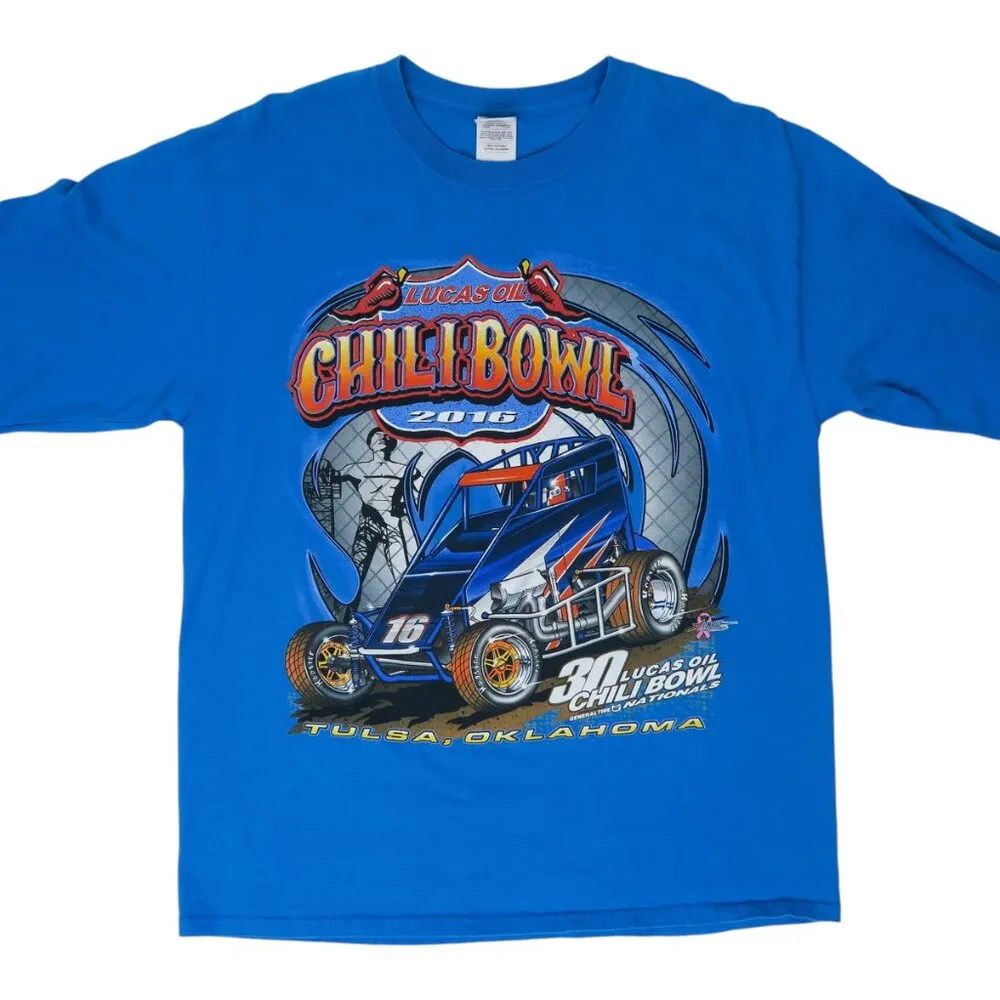 Racing Chili Bowl Graphic Long Sleeve Shirt - Image 3