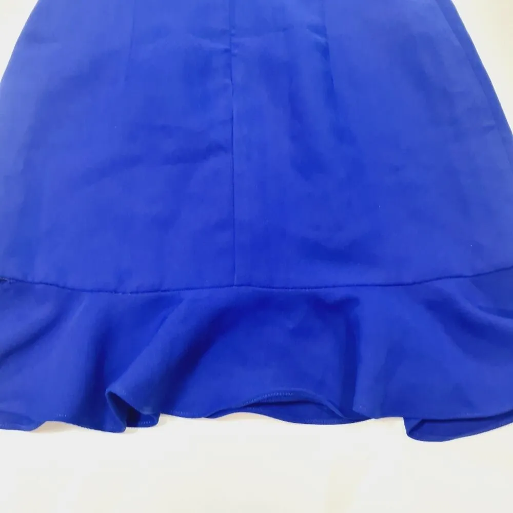 Lovers and Friends Teddy Mini Dress in Cobalt Small - Image 6