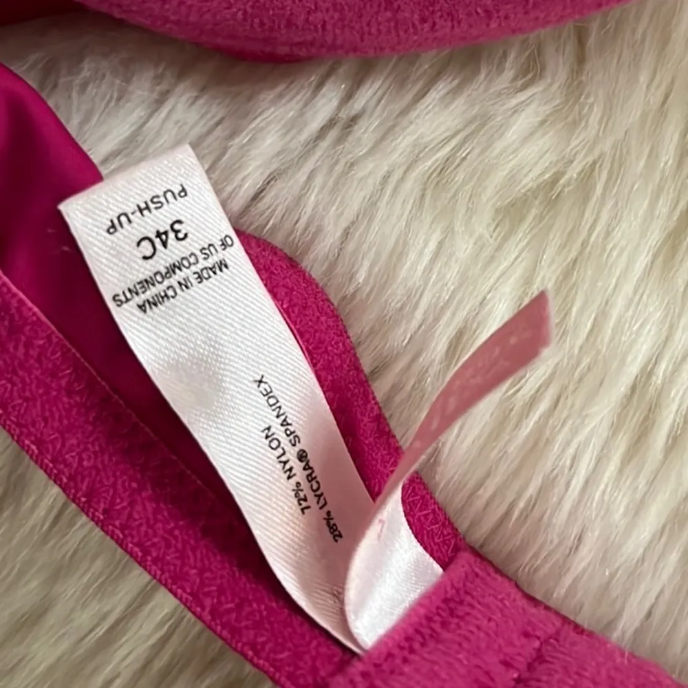 Y2K Victoria’s Secret Rhinestone Push Up Bra - Image 5