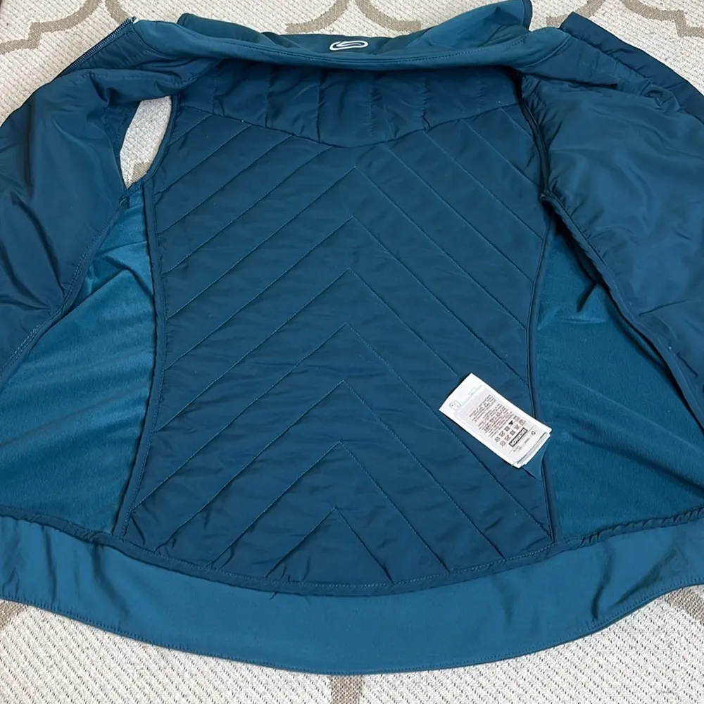 Decathlon Kalenji Women's Run Warm, Running Puffer Vest in green Size XS - Image 7